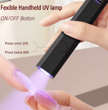 YIKOOLIN Portable Mini UV/LED Nail Lamp