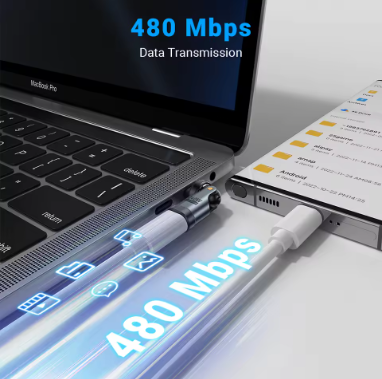 AUFU 540° Rotatable 240W USB-C PD Adapter
